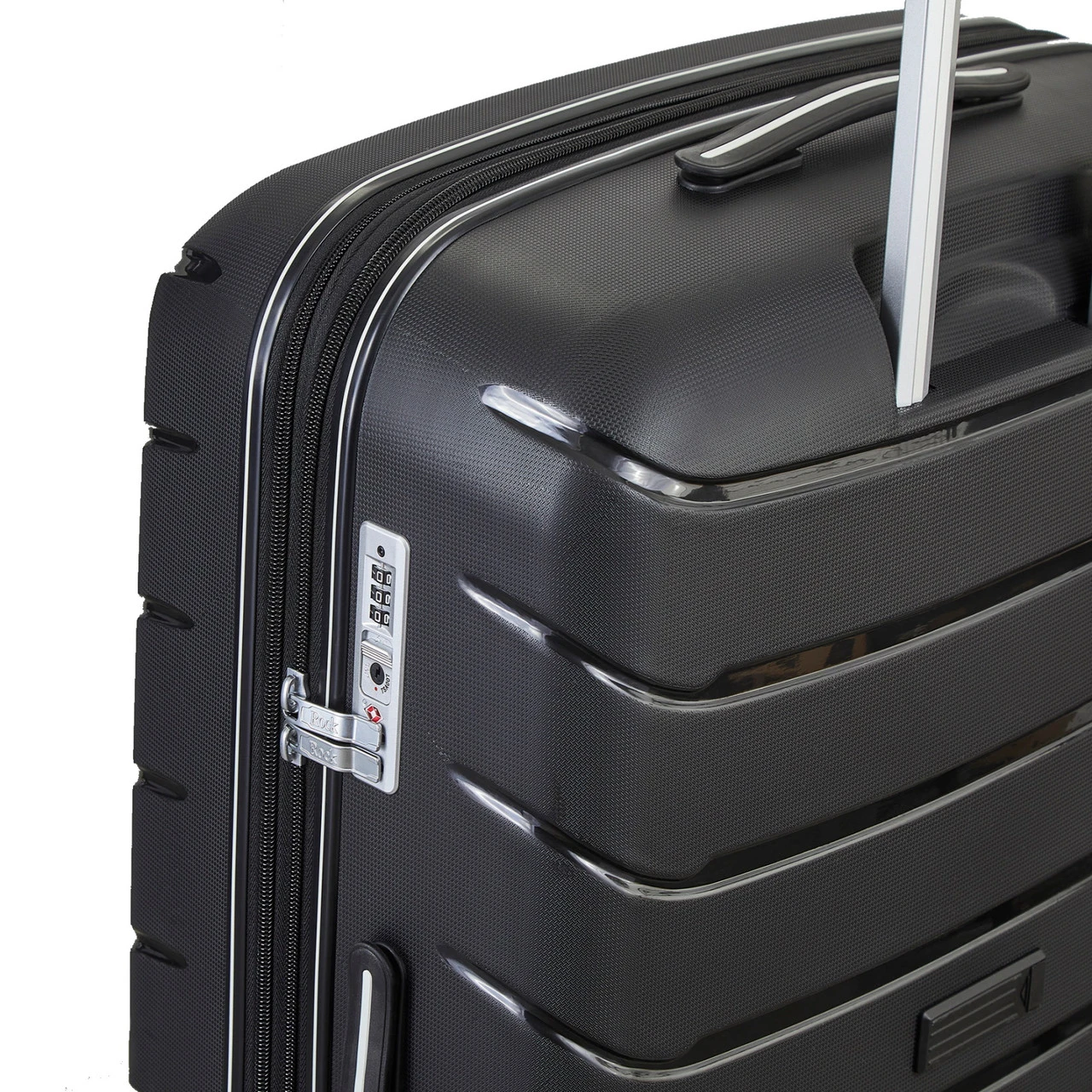 Rock Prime 4 Wheel Exp Cabin Suitcase - 56cm 7 Rock Prime 4 Wheel Exp Cabin Suitcase - 56cm - Image 7