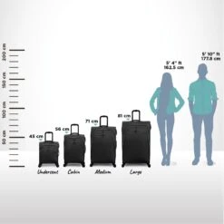 IT Luggage Trinary - Large (Black) 21 IT Luggage Trinary - Large (Black) -Travel Storage Trinary Relative Size Black 7745eabc 170a 4cde 91fb b86a7f7489d0