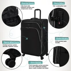 IT Luggage Trinary - Large (Black) 13 IT Luggage Trinary - Large (Black) -Travel Storage Website Infographic Trinary Large Blk 87477a94 4386 402b adbb a5c8409df85b