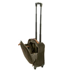 Bric's Life 4 Wheel Pilot Trolley Cabin Case - 43cm -Travel Storage brics blf05260 olive 4 76362.1650938087