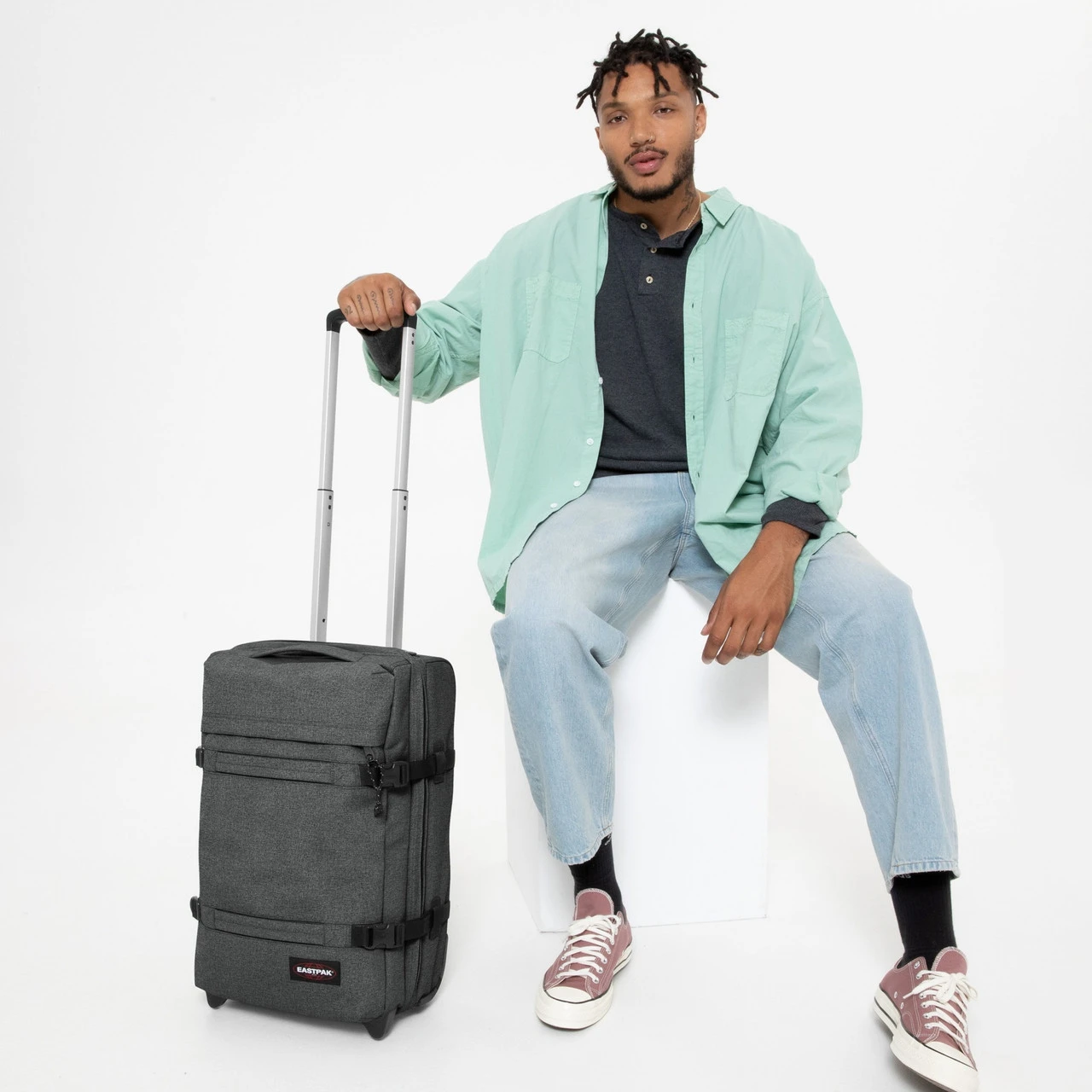 Eastpak Transit'R S Wheeled Cabin Duffle - 51cm 12 Eastpak Transit'R S Wheeled Cabin Duffle - 51cm - Image 12