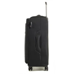 Rock Deluxe-Lite 4 Wheel Cabin Suitcase - 55cm -Travel Storage tr 0161 side 56532.1660041596